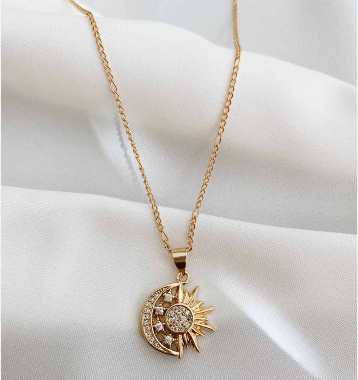 SoleLuna™️- Collana con ciondolo SoleLuna